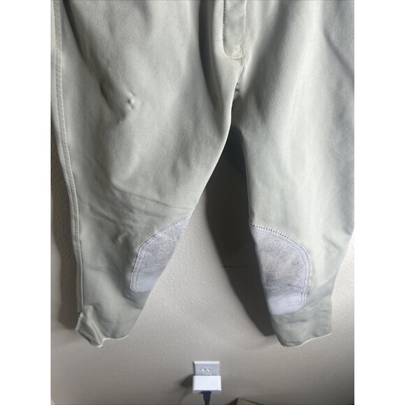 ROMFH English Riding Breeches Ladies 28R Long Knee Patch Stretch - Picture 6 of 16